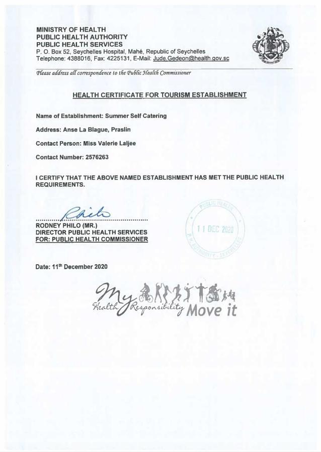 Summer Self Catering Anse la blague Екстер'єр фото